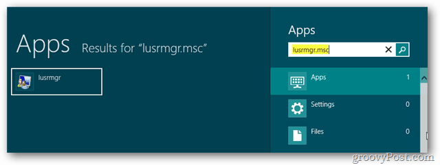Windows 8: iespējot iebūvēto administratora kontu