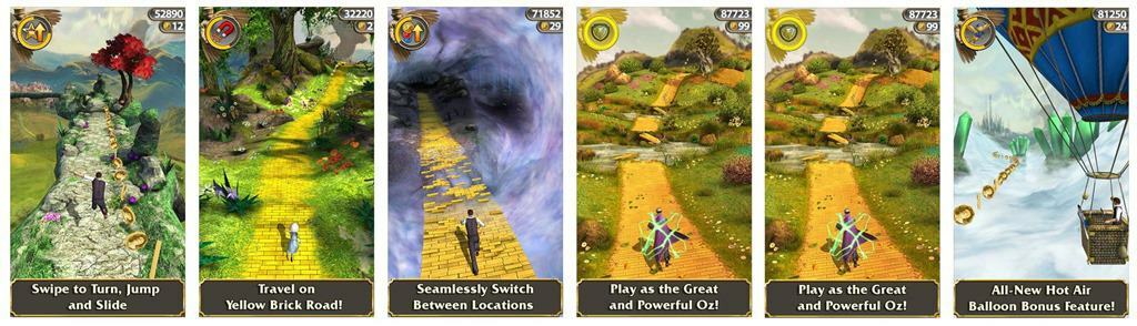 Apple iTunes Store nedēļas bezmaksas lietotne, Temple Run: OZ