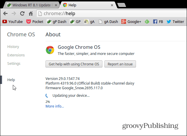 Kā manuāli atjaunināt savu Google Chromebook datoru