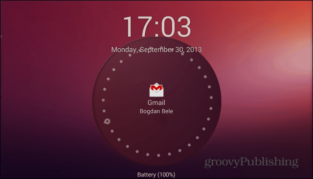 Ubuntu Lockscreen galvenais