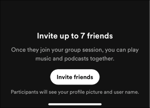uzaicināt draugus klausieties spotify ar draugiem