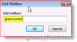 Outlook 2010 Ekrānuzņēmums pievienot pastkasti