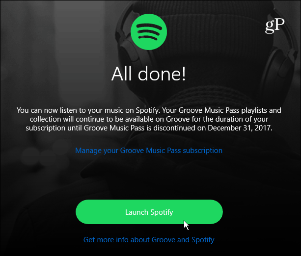 5 Pārvietojiet pabeigto palaišanu Spotify