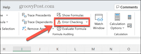 Excel kļūdu pārbaude