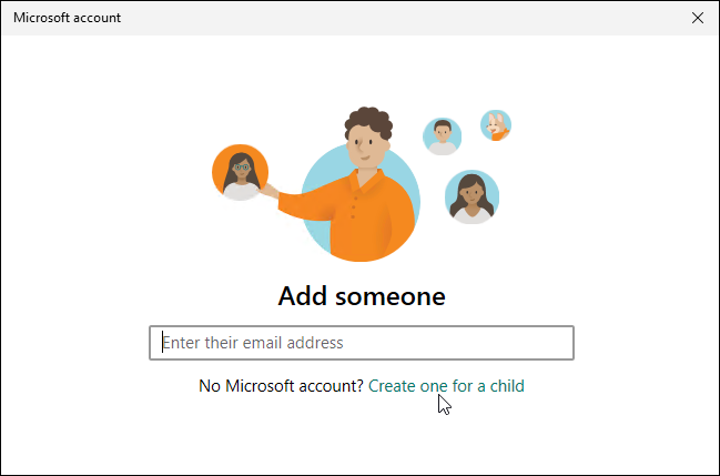 izveidot kontu bērnam iestatiet vecāku kontroli operētājsistēmā Windows 11