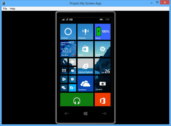 Windows Phone 8.1 ļauj projicēšanas ekrānu uz datoru