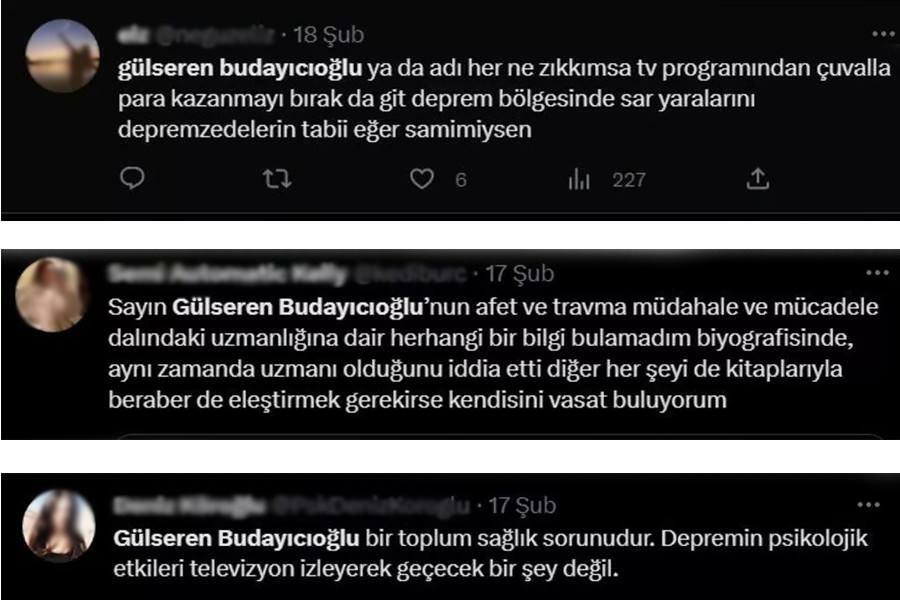 Gülseren Budaıcıoğlu reaģēja