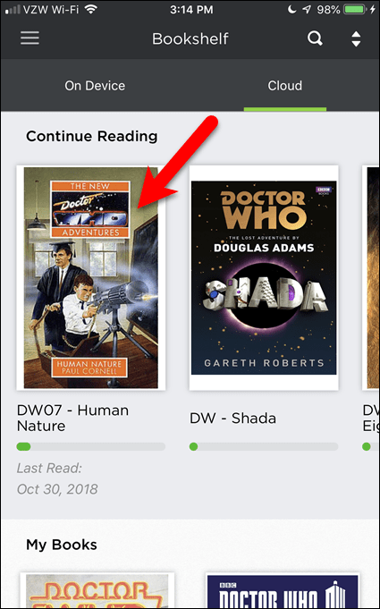 Pieskarieties grāmatai, lai to savā iOS ierīcē lejupielādētu BookFusion