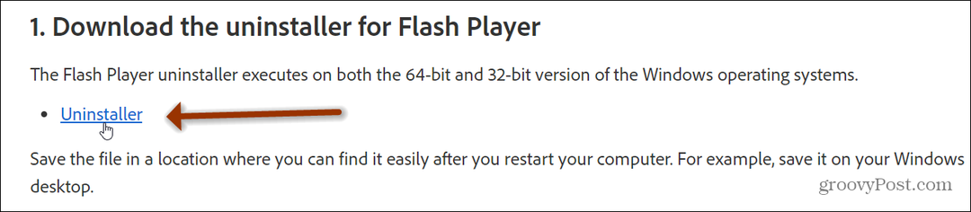 Kā atinstalēt Adobe Flash no Windows 10