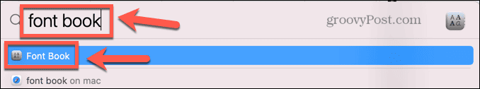 mac fontu grāmatu meklēšana uzmanības centrā