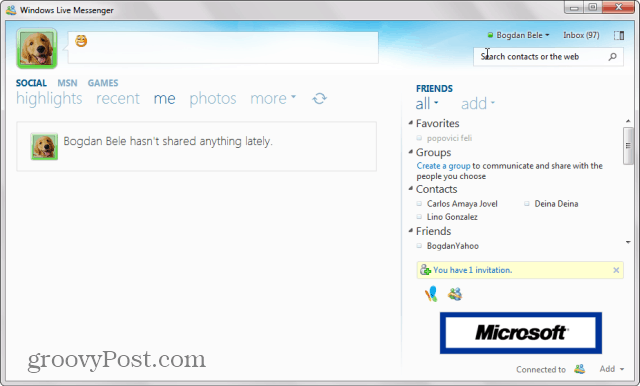 Kā atgūt Windows Live Messenger
