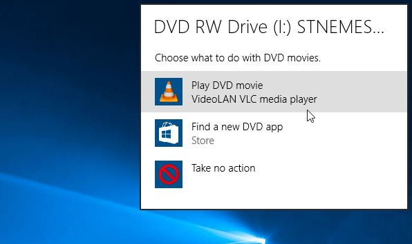 Windows 10 automātiskā atskaņošana