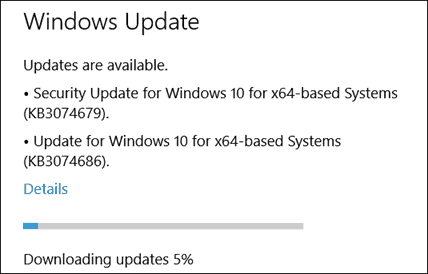 Windows 10 iegūst vēl vienu jaunu atjauninājumu (KB3074679)