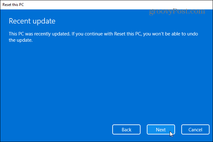 nesenais Windows 11 atjauninājums
