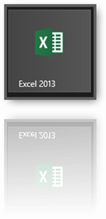 Excel 2013 blakus esošās izklājlapas salīdzinājums
