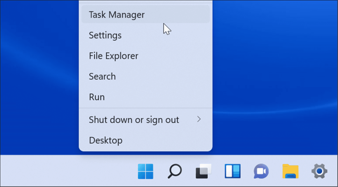 Atveriet uzdevumu pārvaldnieku operētājsistēmā Windows 11