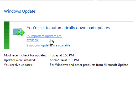 Labojiet Windows atjaunināšanu, izmantojot Windows 7, Hangs vai Slow Down