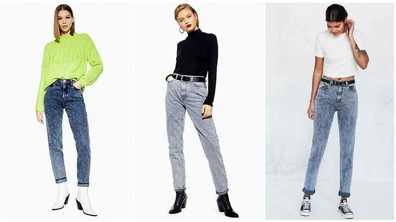 Kā valkāt džinsus ar augstu vidukli? Kā tiek apvienoti mammas džinsi?