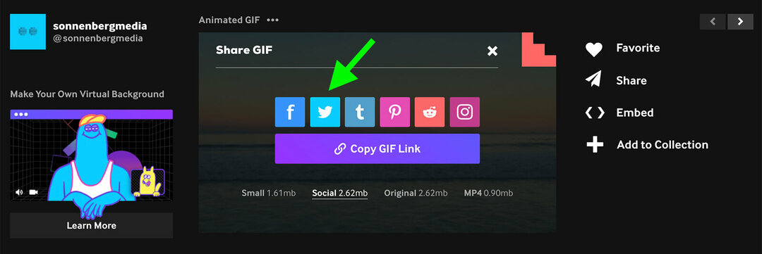 Kā izveidot un izmantot GIF savā Twitter mārketingā: sociālo mediju pārbaudītājs