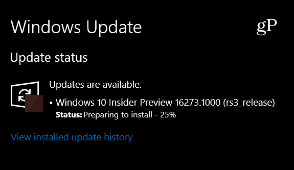 Windows 10 iekšējās informācijas priekšskatījums Build 16273 for PC pieejams tagad