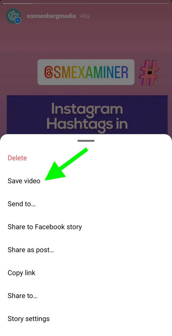 kā-saglabāt-saturu-organic-instagram-stāsti-swipe-file-example