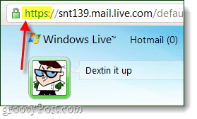 Windows Live pasta https iestatīšana