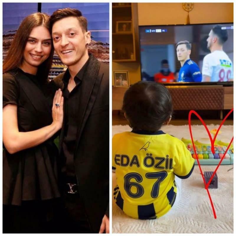 Mesuts Özils svētku pozā dalījās ar savu meitu, kuru viņš dēvē par "manu mazo princesi"!
