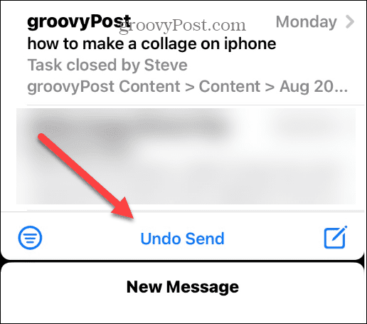 Atceliet e-pasta sūtīšanu iPhone vai iPad ierīcē