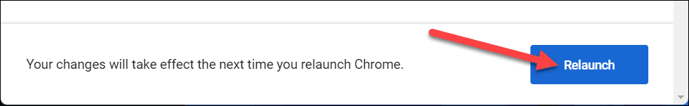 Atkārtoti palaist Chrome pogu