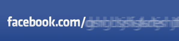 facebook pielāgotā lietotājvārda URL profils