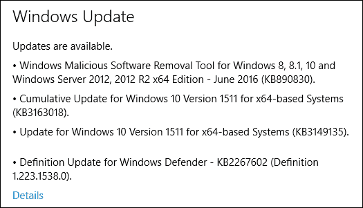Jauns Windows 10 personālā datora atjauninājums KB3163018 Build 10586.420 pieejams (pieejams arī mobilajām ierīcēm)