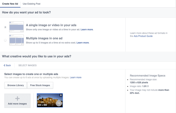 facebook audekla reklāmā ir iestatītas radošās iespējas