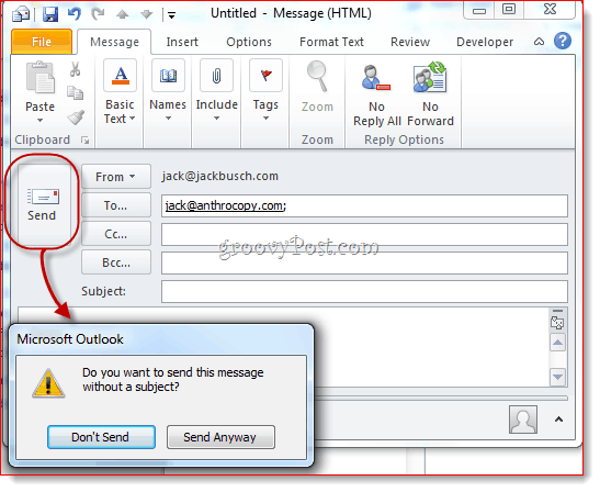 Aizmirsta pielikuma detektors Microsoft Outlook