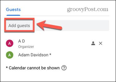 Google kalendārs pievienot viesus