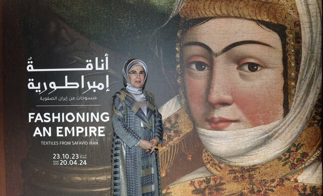 Pirmās lēdijas Erdoanas apmeklējums Kataras Islāma mākslas muzejā! "Es jutos laimīgs"