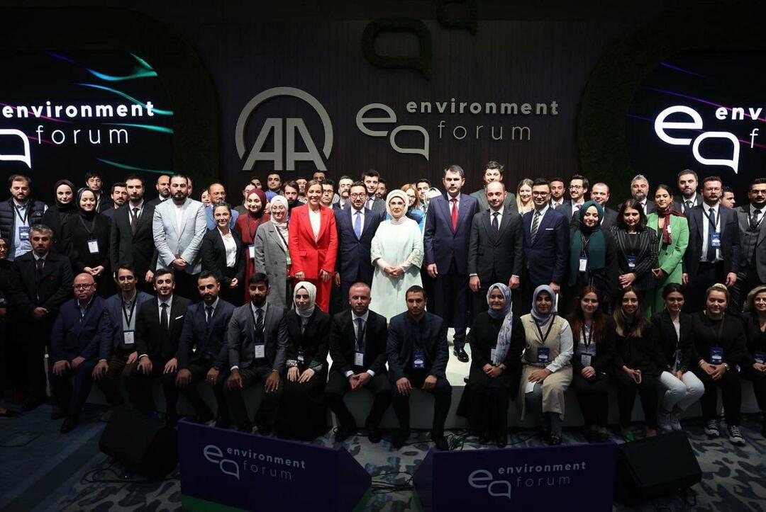 Emine Erdogan apmeklēja Starptautisko vides forumu