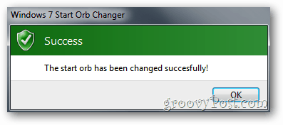 Start Orb Changer - veiksme!