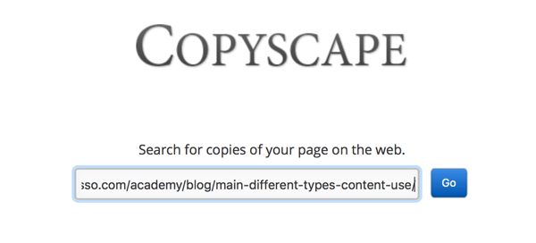 Copyscape var palīdzēt atrast kopētu vai plaģiētu saturu, pat ja jūs to citādi nebūtu atradis.