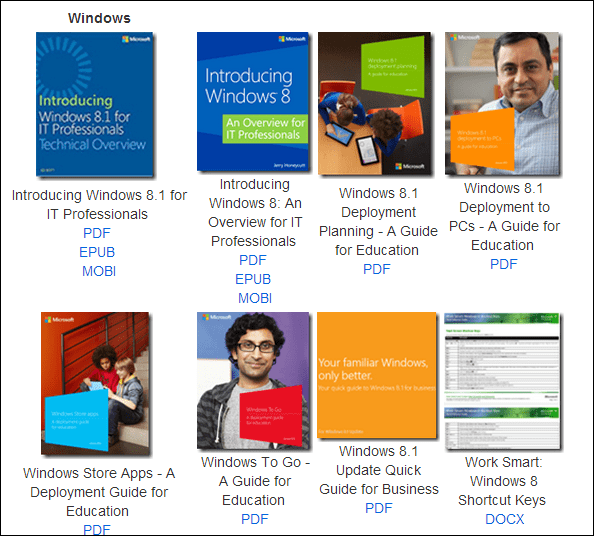 Microsoft e-grāmatu kolekcija