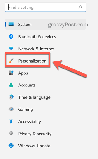 Windows personalizācijas iestatījumi