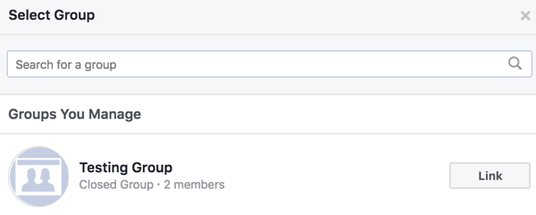 Saistiet savu Facebook grupu ar citām grupām.