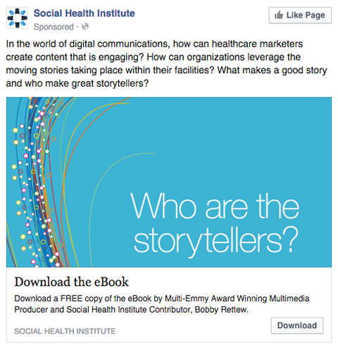 sociālās veselības institūta facebook reklāma