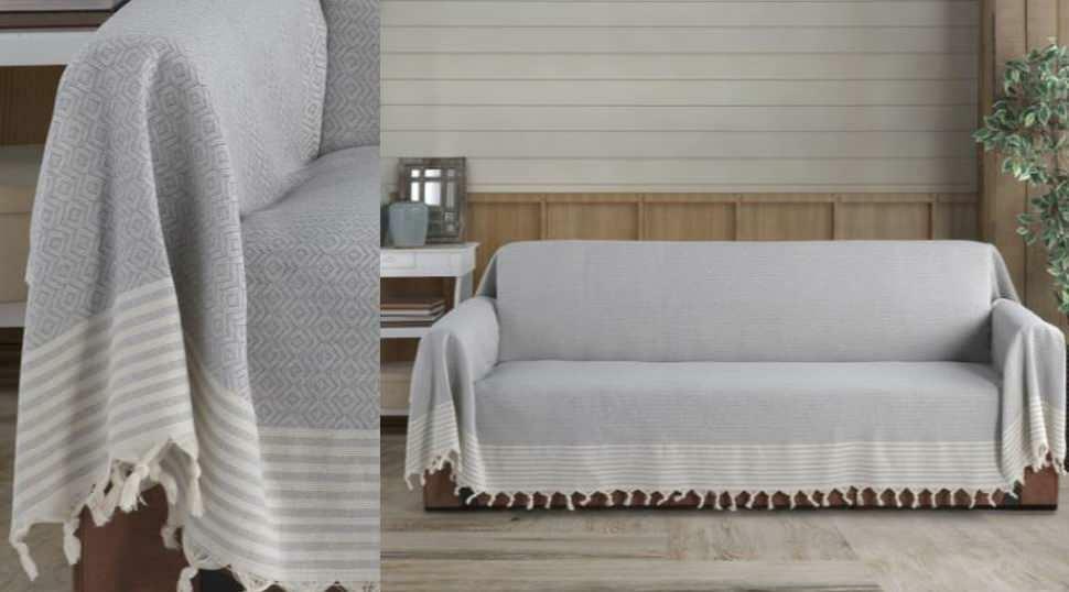 Lux Touch organiskais dīvāna dīvāna pārvalks