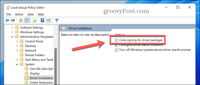 Windows 11 koda parakstīšana draiveru pakotnēm