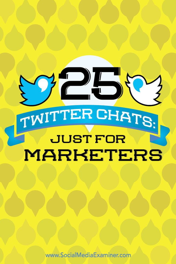 25 Twitter čati: tikai tirgotājiem: sociālo mediju eksaminētājs
