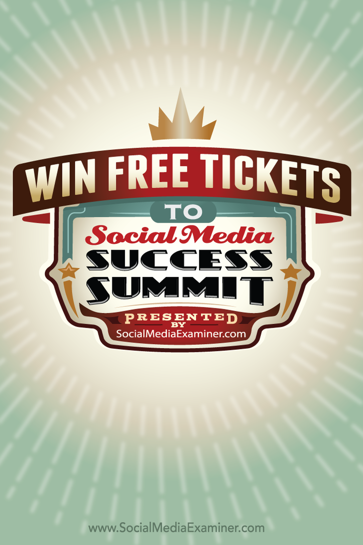 laimē bezmaksas biļeti uz 2015. gada sociālo mediju panākumu samitu