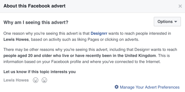 Facebook parādīs detalizētu informāciju par Facebook reklāmu mērķauditorijas atlasi.
