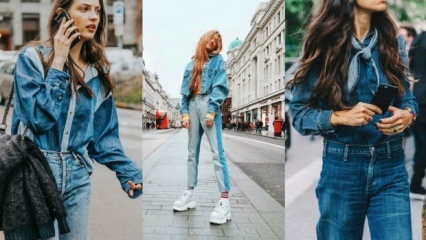 Jaunā ielu modes tendence: džinsa apģērbs