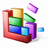 Windows diska defragmentētāja ikona