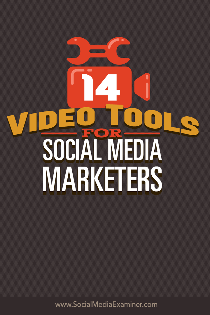 14 Video rīki sociālo mediju tirgotājiem: sociālo mediju eksaminētājs